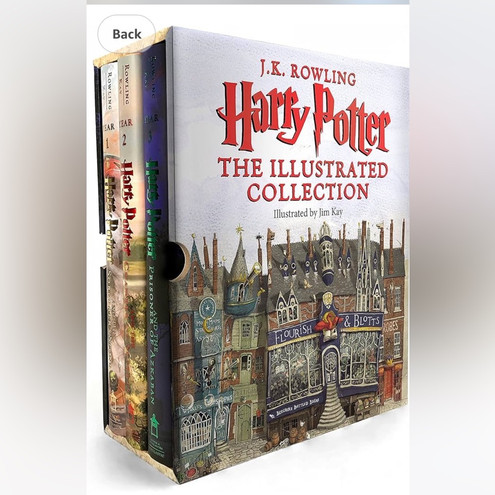 Harry Potter Illustrated 3 book set! Beautiful set and great condition!